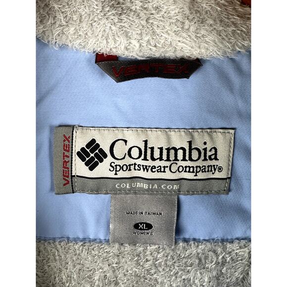 Columbia Vertex Core‎ Interchange Ski Snow Parka Jacket Baby Blue Womens XL Coat - Picture 4 of 7